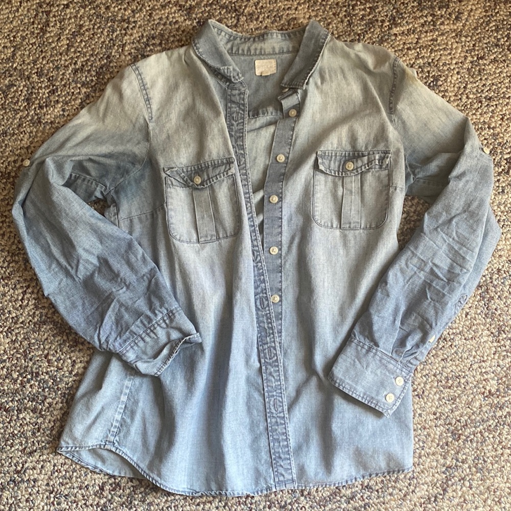 Jcrew chambray size M top